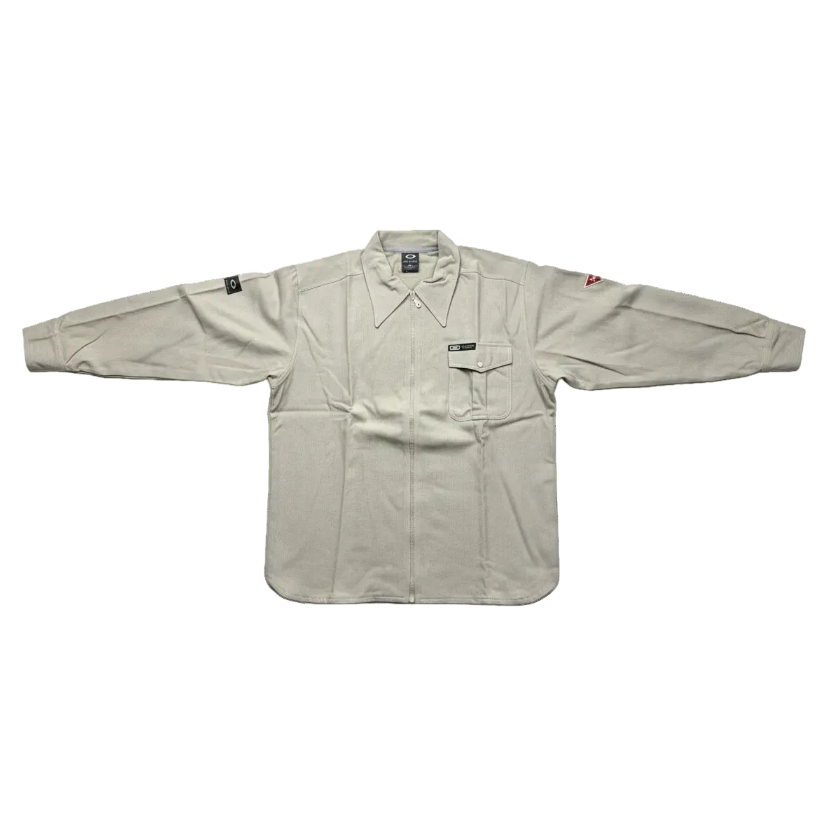 Vintage Men's Oakley Software Full Zip Detroit Work Jacket - Front View