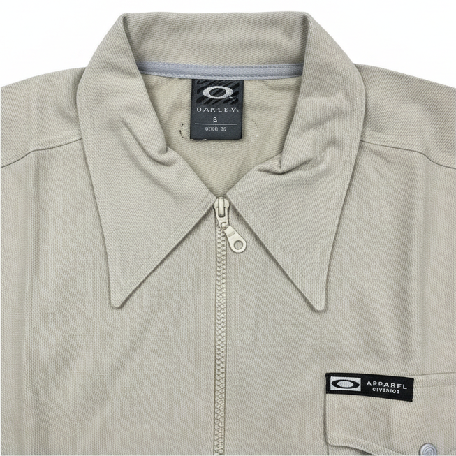 Vintage Men's Oakley Software Full Zip Detroit Work Jacket - Detail View